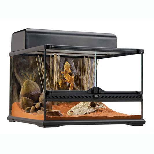 Exo Terra Natural Terrarium - Zaawansowane siedlisko dla gadów - Niskie 45 x 45 x 30 cm